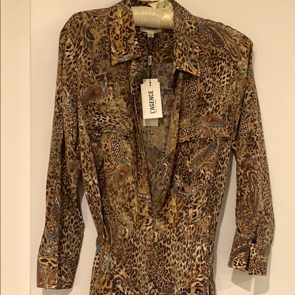 L’agence leopard print romper/jumpsuit - Picture 4 of 6